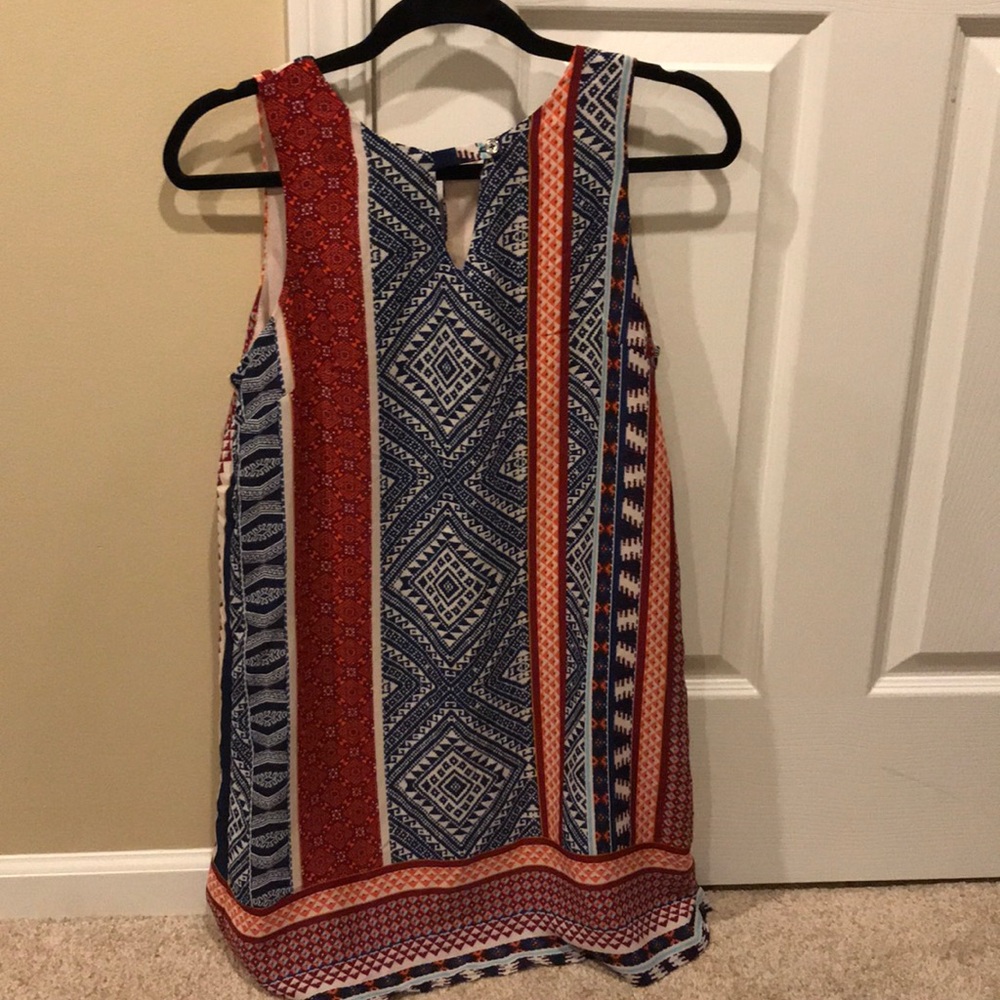 Patterned A-line dress